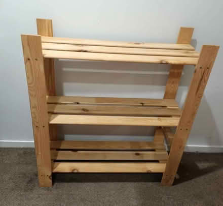 Photo of small wood shelf (near 2820 Springland Dr,) #1