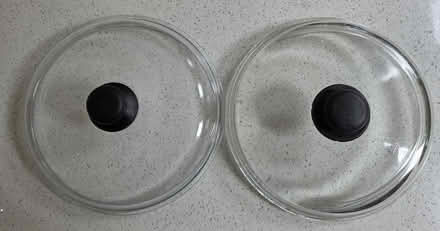 Photo of free 2 x large pyrex pan lids (Frimley) #1