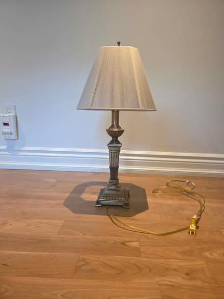 Photo of free 27 inch brass table lamp (S.E. Oakville.) #1