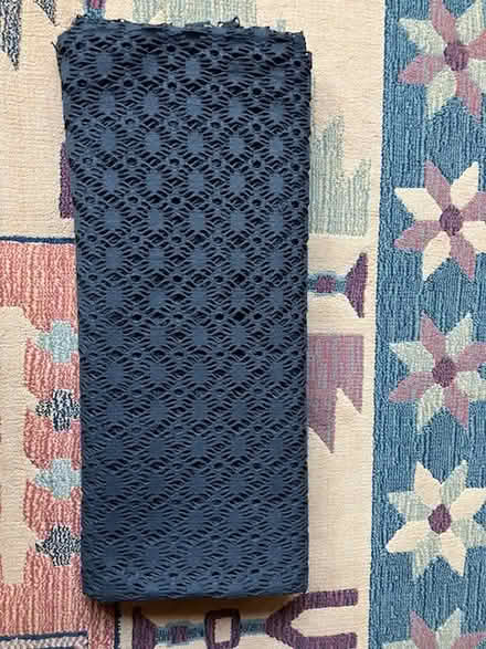 Photo of free black spider web lace fabric (south sunnyvale) #3