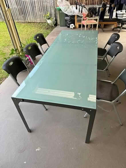 Photo of free Glass top table 900 x 2400 (Five Dock) #1