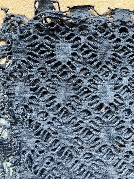 Photo of free black spider web lace fabric (south sunnyvale) #1