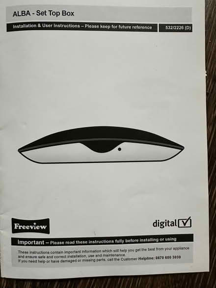 Photo of free Freeview Set Top Box (Chigwell IG7) #1