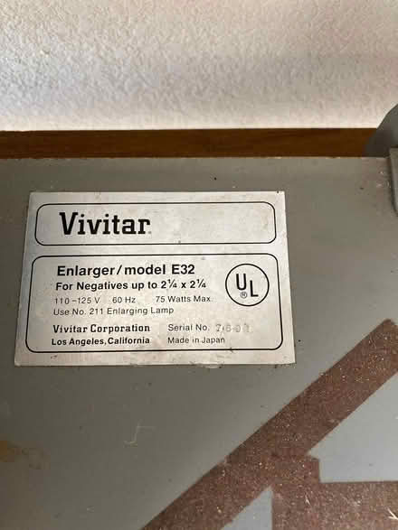 Photo of free Small Vivitar Photo Enlarger (Near I-10 and Thomasville Rd) #2