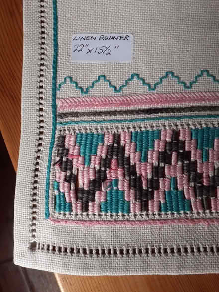 Photo of free Embroidered runner (Slack Lane DE22) #2
