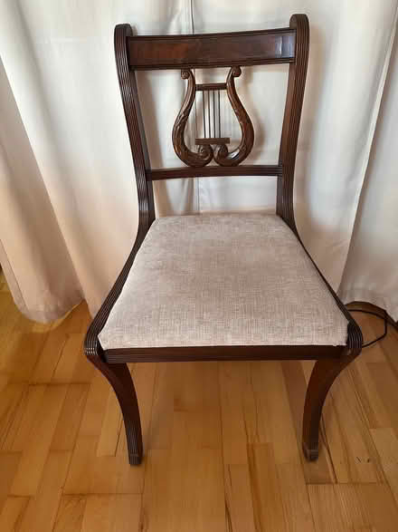 Photo of free Lovely Reproduction Regency Table and 6 Chairs (CT5) #4