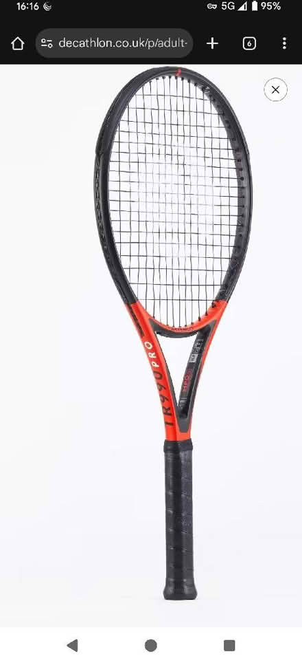 Photo of Adult Tennis Racket (Randlay TF3) #1