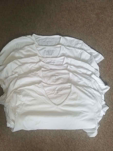 Photo of free White vests - Size XS and L (Woodford IG8) #2