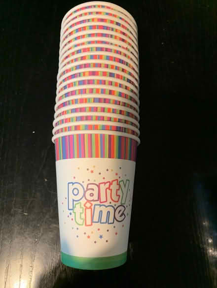 Photo of free Party time paper cups (Edgbaston B5) #1