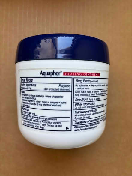 Photo of free Aquaphor ointment, petro jelly base (Sunnyvale near Fremont H.S.) #2