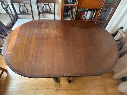 Photo of free Lovely Reproduction Regency Table and 6 Chairs (CT5) #2