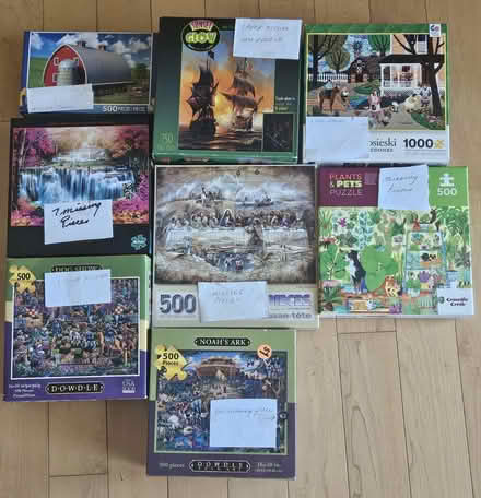 Photo of free Missing piece puzzles (Sevenhills) #1