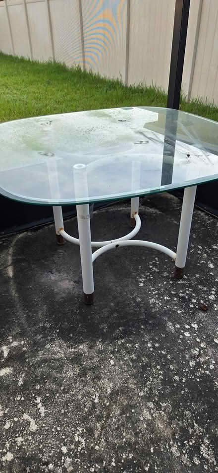 Photo of free Glass table and task chair (Long Lake Ranch community) #1