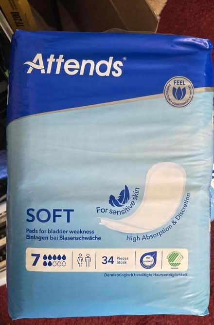 Photo of free Incontinence pads (Willington Quay NE28) #2