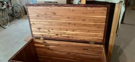 Photo of free Cedar chest and loveseat (Quiogue near Westhampton Beach) #2