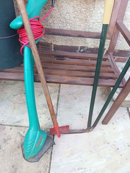 Photo of free Bosch strimmer, how and long arm lawn clippers (Saltaire BD18) #1