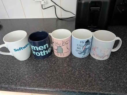 Photo of free Assortment of mugs (Chesterton) #1