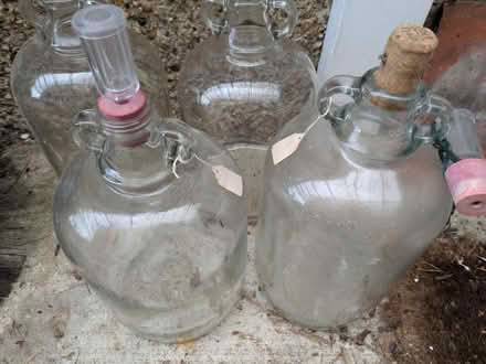 Photo of free Glass demijohns (4) (Guildford GU2) #1