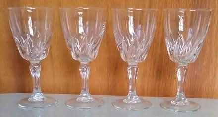 Photo of free Matching sets of champagne flutes and wine glasses #1