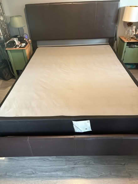 Photo of free Queen bed frame and box spring (Waikiki) #2