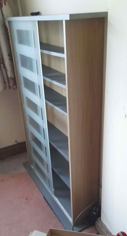 Photo of free Glass front CD / DVD / bookcase (Henwick WR2) #2
