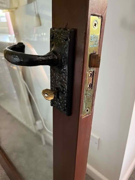Photo of free External wooden dble glazed door (Colyford EX24) #2