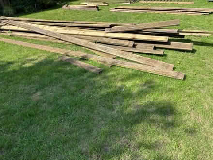 Photo of free Old Decking and Posts (Mattersey DN10) #1