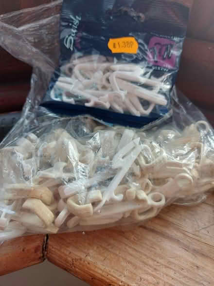 Photo of free 'Swish' curtain hooks/gliders (Presteigne LD8) #1