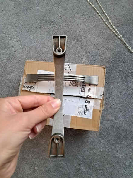 Photo of free 18x kitchen cabinet handles - like new (Allerton L18) #3