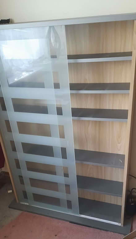 Photo of free Glass front CD / DVD / bookcase (Henwick WR2) #1