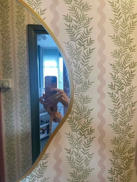 Photo of free Spare rolls of pink and green wallpaper (Ruskin Park SE5) #2