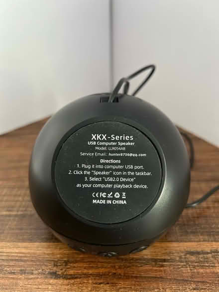 Photo of free Small black sphere speaker (Owings Mills,MD) #3