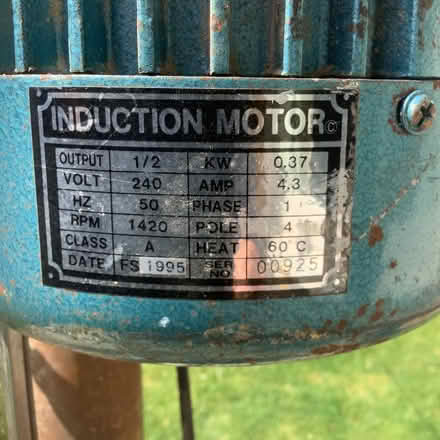 Photo of free Large pillar drill 240vlt (South cliff Scarborough YO11) #3