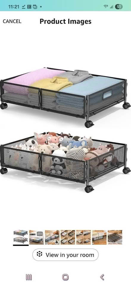 Photo of Underbed drawers (Astoria 11106) #1