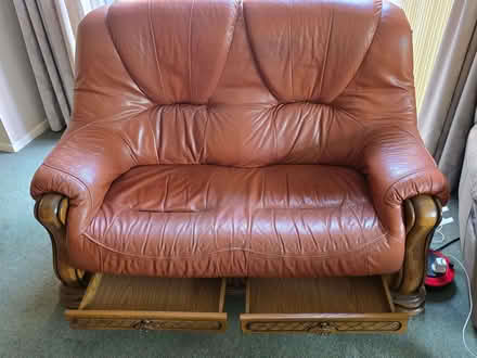 Photo of free Leather settee (Coundon CV6) #4