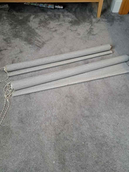 Photo of free 2x grey rollerblinds (Allerton L18) #1