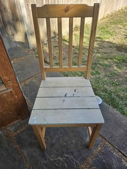 Photo of free Two wooden dining chairs (North Sheen TW9) #1