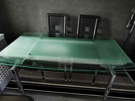 Photo of free Extendable glass dining suite with 6 chairs. (Urpeth DH2) #1
