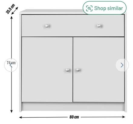Photo of free Argos Maine 2 door 1 drawer sideboard (Downham BR1) #2