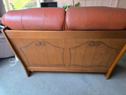 Photo of free Leather settee (Coundon CV6) #3