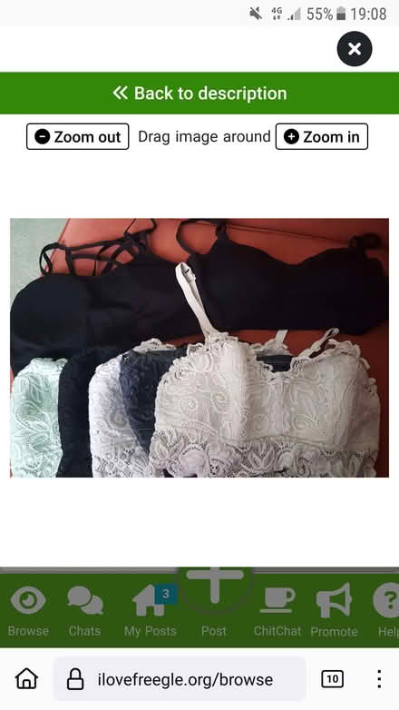 Photo of free size 10 bras (New Greens AL3) #1