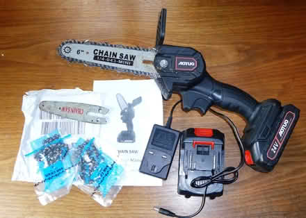 Photo of free Mini battery chainsaw (needs a new battery) (Hove Park area BN3) #1