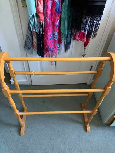 Photo of free Wooden towel rail (Edgbaston B5) #1