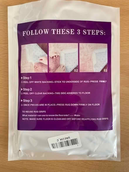 Photo of free Anti slip rug grips x 4 (Cambridge CB4) #2