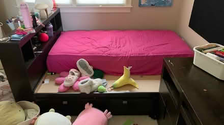 Photo of free Espresso Full Bed & Headboard (Auburndale) #1