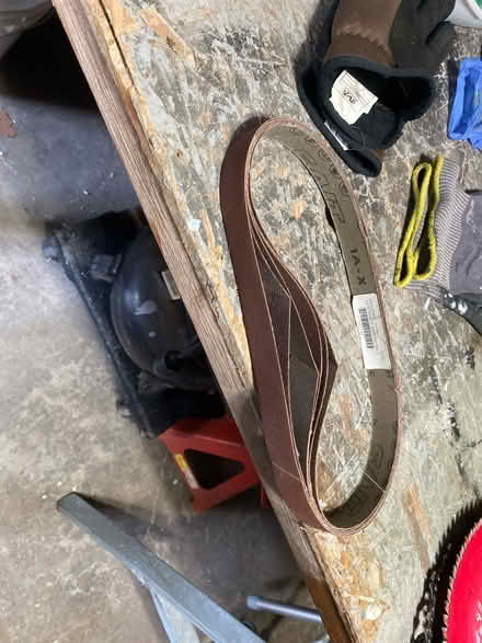 Photo of free 6 sanding belts 1inch wide (Bolingbrook) #2