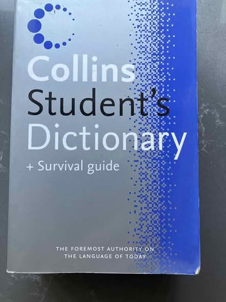 Photo of free Collins students dictionary (Coulsdon, nr, train station) #1