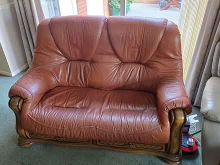Photo of free Leather settee (Coundon CV6) #2