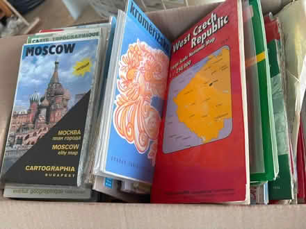 Photo of free Box full of maps of Europe (Ecclesall S11) #1
