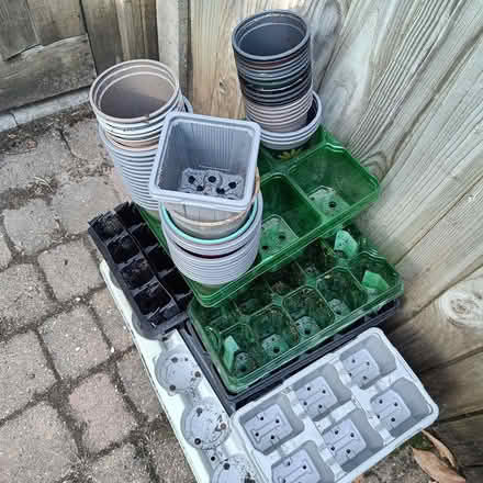 Photo of free Plant pots and trays (Central HORSHAM) #1